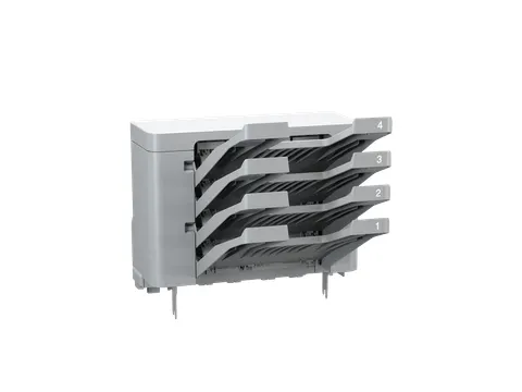 Mailbox met 4 uitvoerunits van 100 vel