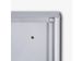 Vergrendelbaar Muurvitrine Magnetisch Economy 1xA4 Zilver - 1