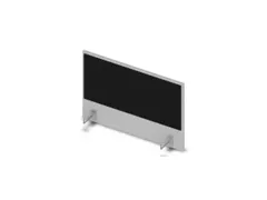 opzetpaneel bureau aanbouw zijkant MP-lichtgrijs BN8033-zwart 800mm