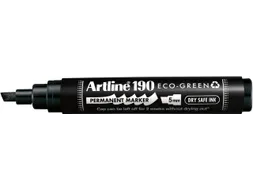 Permanent marker Artline 190 Eco schuin 2-5mm Dry Safe zwart
