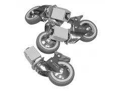 Multinox by Modular Set van 4 wielen 2x met rem