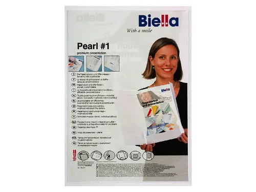 Offertemap Pearl1+insteektas A4 2 flappen wit