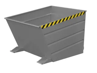 kiepbak,HxLxB 890x1445x800mm,0,65m³,draagverm. 1000kg,RAL7005 - 1