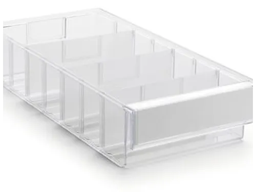 Transparante Assortimentsdoos Hxbxd 82x186x300mm Polystyreen
