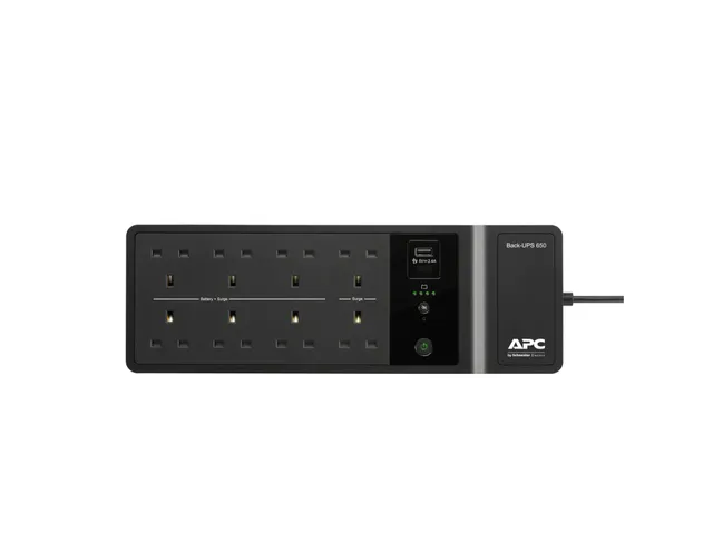 APC BE650G2-UK, Stand-by (Offline), 0,65 kVA, 400 W, Sinus, 180 V, 266