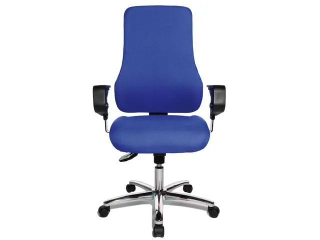 Draaistoel Koninklijk Blauw H X B X D 450-570X 500X 460Mm Incl. Armleu