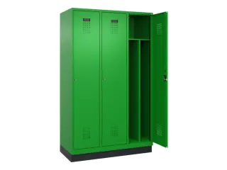 locker voor scheiding van kleding,HxBxD 1950x1200x500mm,3vak - 1