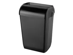 Afvalbak Zwart 43 Liter Half Open
