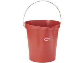 Vikan 56944 emmer 12 Liter met schenktuit Metaaldetecteerbaar Rood - 1