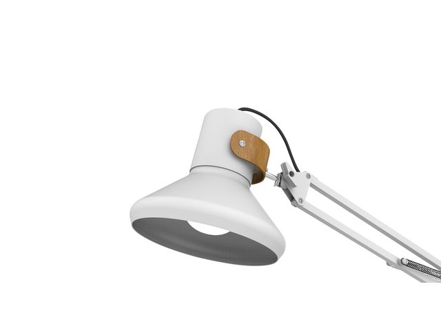 Lampe de bureau LED Vicky - Bois et blanc - Unilux