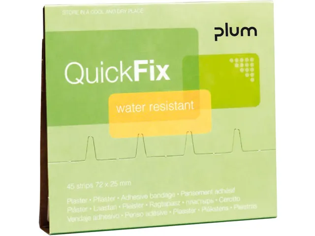 Plum QuickFix pleisterdispenser Navulling 45 plastic pleisters