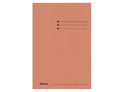 Dossiermap Esselte folio 3 kleppen manilla 275gr oranje