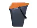 Easymax Afvalbak 45 Liter Grijs Oranje