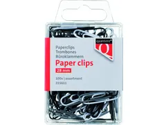 Paperclip Quantore blister 28mm assorti