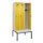 locker met bank,HxBxD 2120x900x815mm,3vak,vak B 300mm,draaigrendel