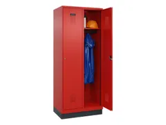locker,HxBxD 1950x800x500mm,2vak,vak B 400mm,cil.-slot,sokkel