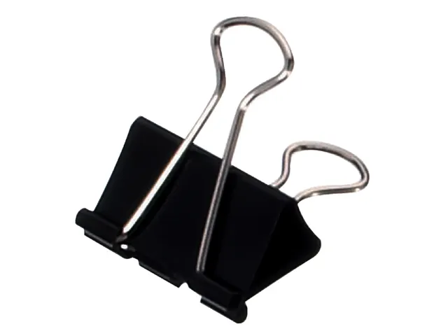 Papierklem MAUL 215 foldback 32mm capaciteit 13mm zwart