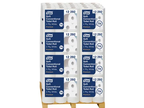 Toiletpapier Tork T4 Premium 2-laags 200 vel wit 12292 Pallet