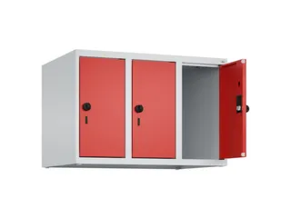 opzetkast,v. locker,3vak.,vak B 250mm,HxBxD 500x750x500mm,vleugeldeur - 2
