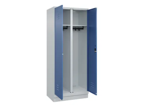 locker voor scheiding van kleding,HxBxD 1950x800x500mm,2vak