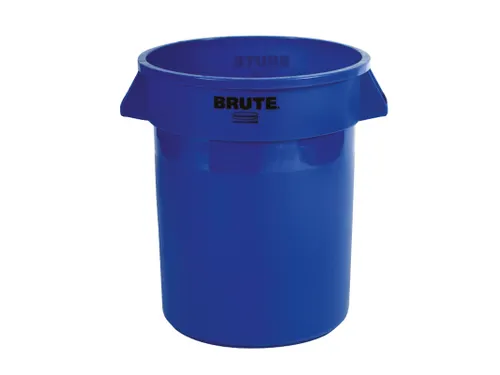 Ronde Brute Container 75.7 Liter Rubbermaid Blauw