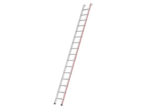 inhangstellingladder,balk L 4,65m,v. H tot 4,41m,18,treden,2haak
