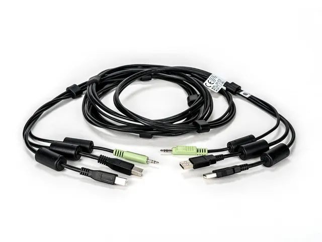 Vertiv Avocent CBL0133, 3 m, USB, USB, USB, 2-USB, 1-3.5mm, 2-USB, 1-3
