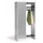 locker met kapstok,HxBxD 1950x960x480mm,romp RAL7035,front RAL7035