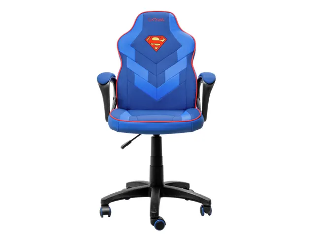 Trust GXT 703SM Revvo Gamingstoel Kids SuperMan Blauw