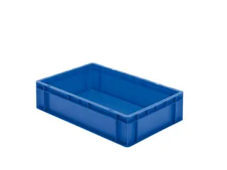 Euronorm-stapelbak 26l 145x600x400mm Wanden/bodem Gesloten Blauw - 1