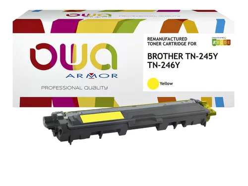 Toner OWA alternatief tbv Brother TN-245Y geel