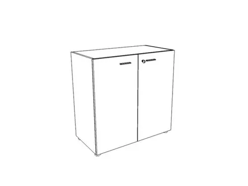 kantoorkast,HxBxD 860x860x450mm,1xhouten vloer,2ordnerhoogte,romp wit