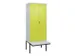 locker voor scheiding van kleding,HxBxD 2120x800x815mm,2vak