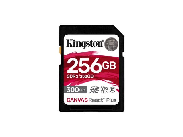256GB SDXC React Plus UHS-II 300R/260W U
