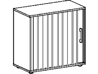 jaloeziedeurkast,HxBxD 720x800x425mm,1xhouten vloer,2 OH,romp beuken - 3