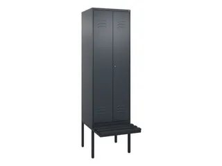 locker voor scheiding van kleding,HxBxD 2120x600x815mm,2vak - 1