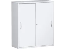 schuifdeurkast,HxBxD 1150x1000x430mm,decor romp wit,decor front wit