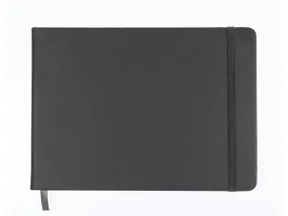 Schetsboek Kangaro A5 landscape cold grey PU HC 80 vel 140gr roomwit m - 5