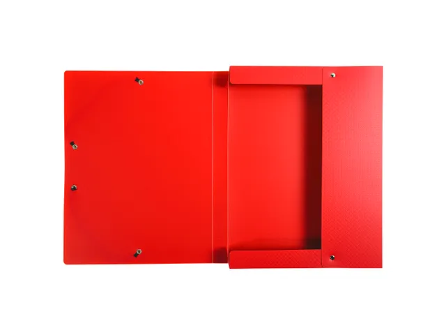 Klasseerdoos PP rug 25mm A4 rood