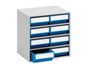 Bakkenunit Bxhxd 400X395X300Mm 8Bakken Blauw Behuizing Ral7035 - 3