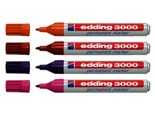 Viltstift edding 3000 rond geel 1.5-3mm - 2