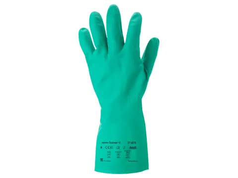 Ansell AlphaTec Solvex 37-675 nitril handschoen groen maat 7 12 paar