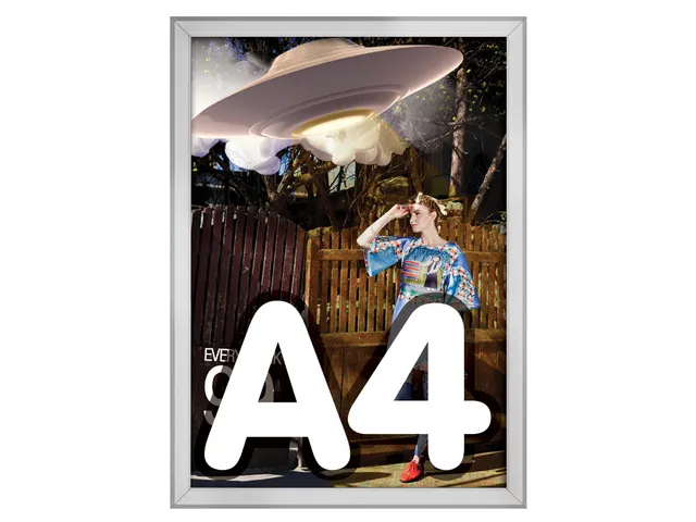 Kliklijst Economy A4 25mm Aluminium voor Buiten en Binnen