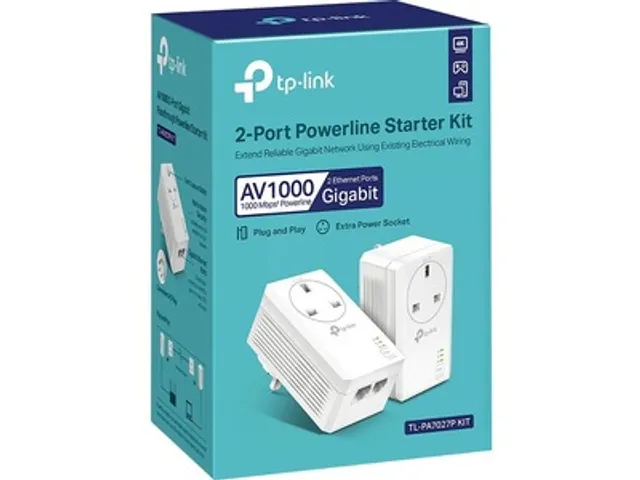 2-Port Gigabit Passthrough Powerline