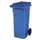 Vuilcontainer PE 80 liter HxBxD 930x448x530mm met wielen blauw