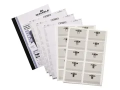 Badge Durable met combiklem 54x90mm set à 20 stuks