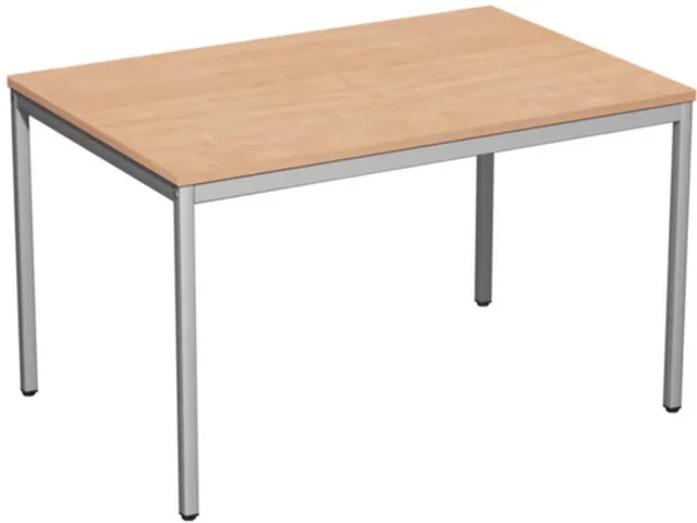 Bureau Hxbxd 720x1200x800mm Bladdecor Beuken Frame Ral 9006