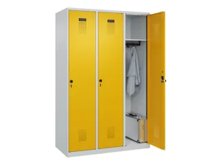 locker,HxBxD 1850x1200x500mm,3vak,vak B 400mm,draaigrendel - 1