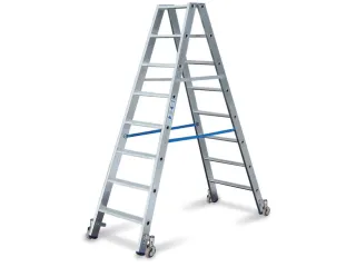 Verrijdbare Boktrap Aluminium L 2 04M 2X8Treden - 2