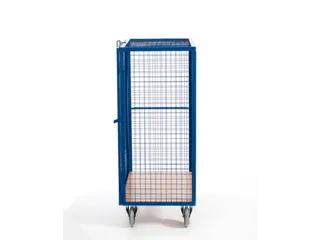 kastwagen,draagverm. 600kg,laadvl. LxB 980x700mm,houtplaat,3gaaswanden - 4